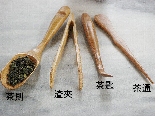 竹茶道具 4点セット - 桃花源(中国茶・茶器・インテリア雑貨)